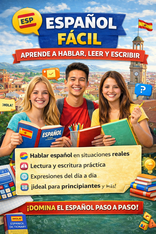 Español Fácil: Aprende a Hablar, Leer y Escribir